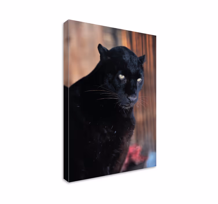 3d natisi platna z leopardovim zalezovanjem - TenStickers