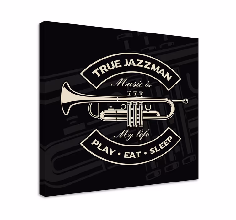 Pravo jazzmansko glasbeno platno - TenStickers