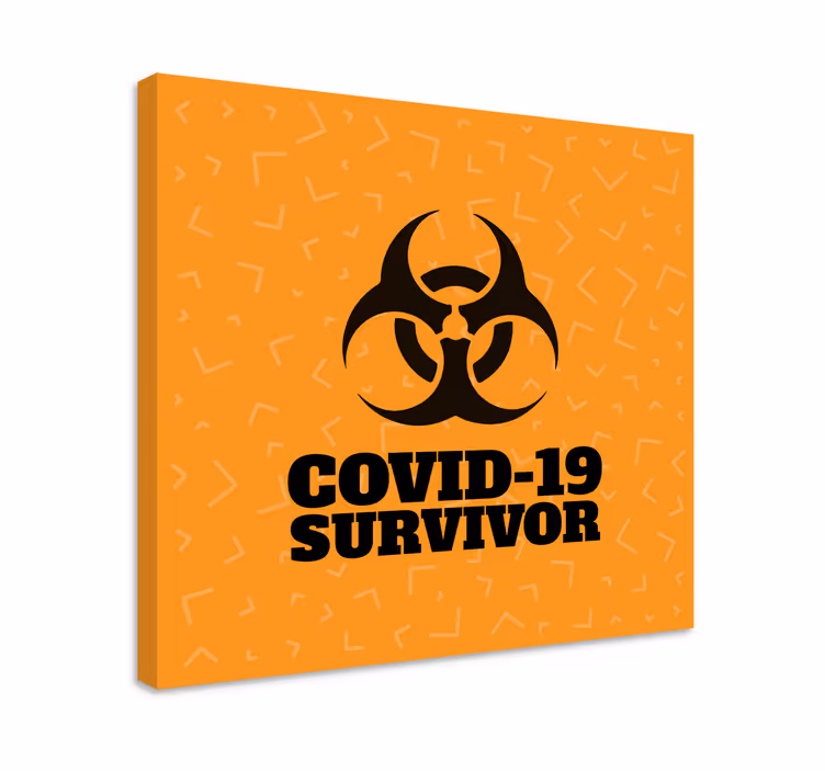 Survivor statement platno s citatom za notranjo opremo - TenStickers