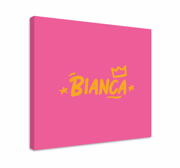 Creative name display platna s črkami in abecedo - TenStickers