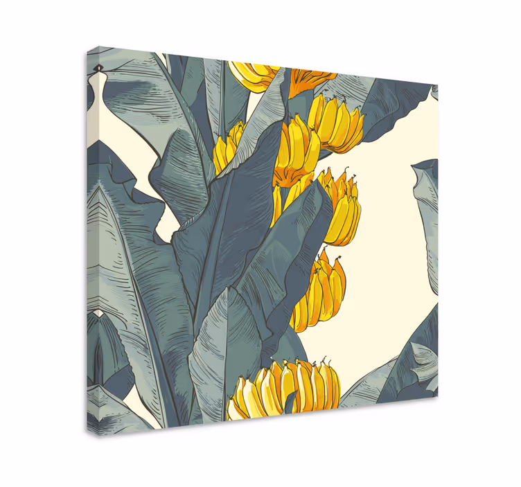 Tropical flower arrangement slikarsko platno z rožami - TenStickers