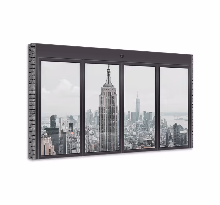 Empire state viewpoint platno z mestnimi motivi - TenStickers