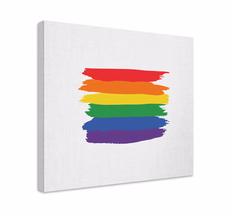 Bold stripes design krogovna slika na platnu - TenStickers