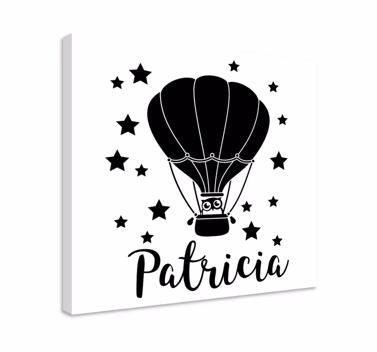 Personalizirane zvezde balon prilagojeno platno - TenStickers