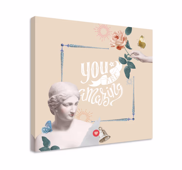 You are amazing platno s citatom za dom - TenStickers