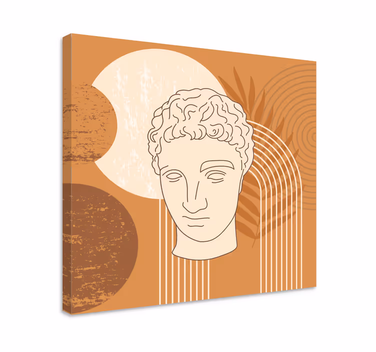 Minimalna skulptura hermesovih umetniških odtisov - TenStickers
