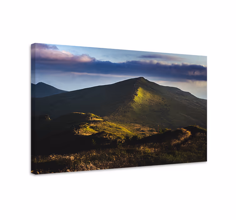 Mountain peak view platno slika zemljevidov - TenStickers