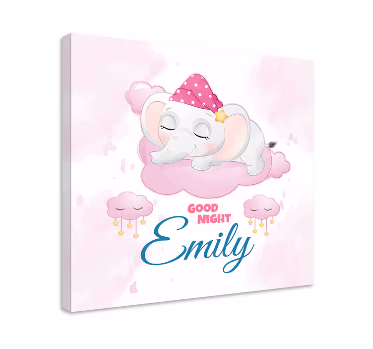 Sweet dreams elephant olifant slika na platnu - TenStickers