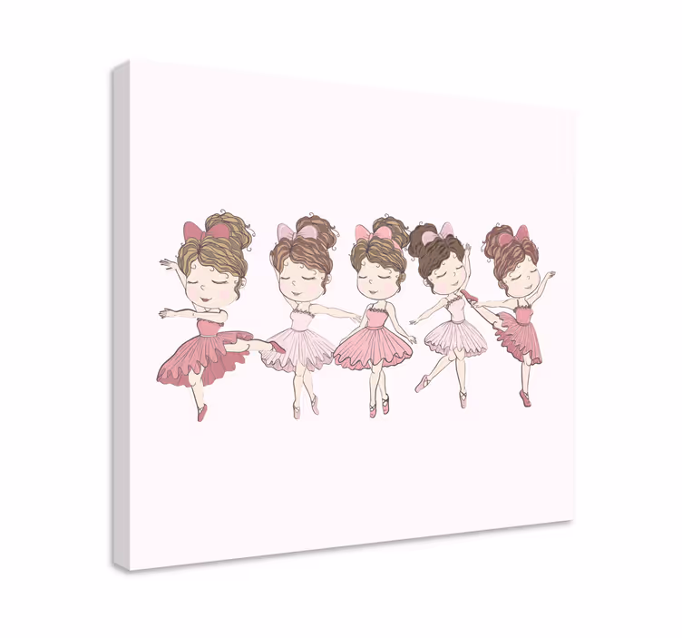 Ballet dancers otroško platno s podobo - TenStickers