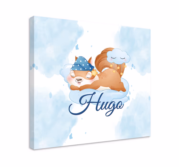 Squirrel dreaming cutely živali senčilo - TenStickers