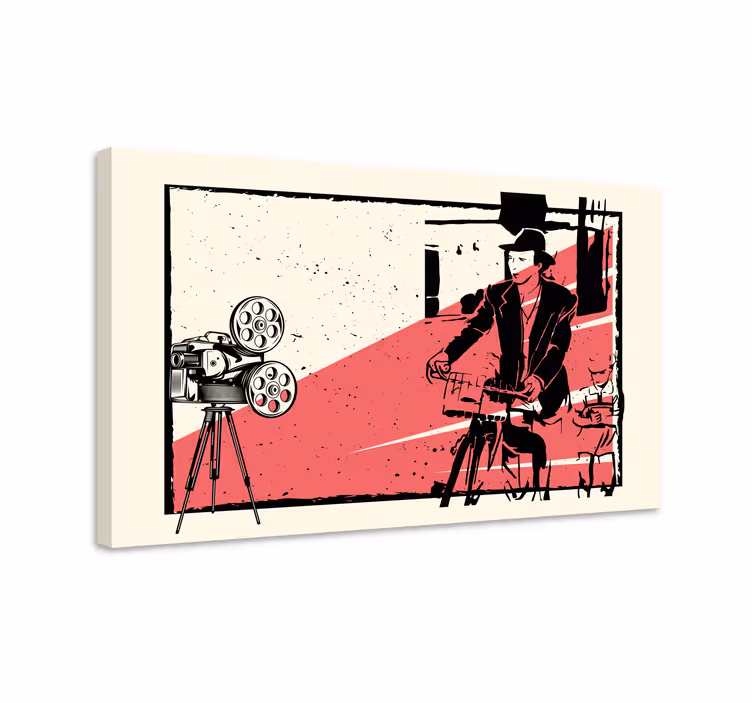 Classic film scene platno slike rož in rastlin - TenStickers