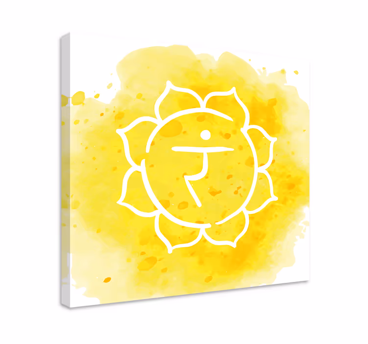 Chakra symbol platno z zen motivom - TenStickers
