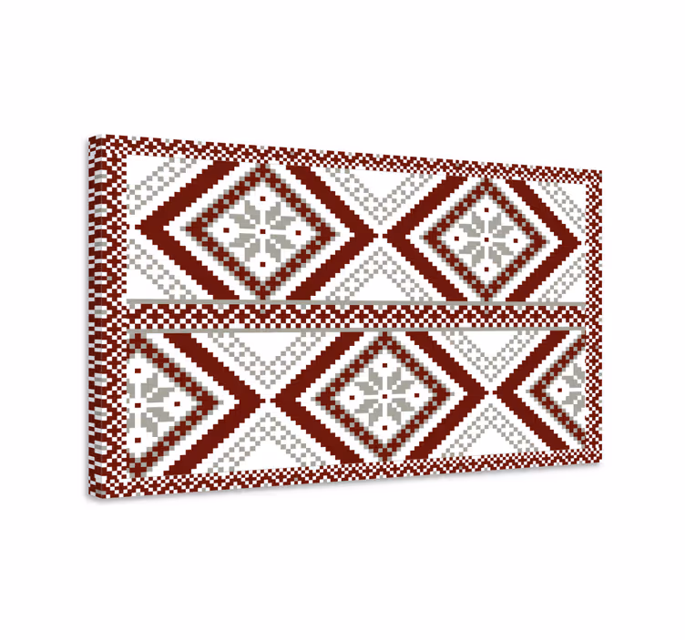 Geometric diamond concept moderno platno slikarstvo - TenStickers