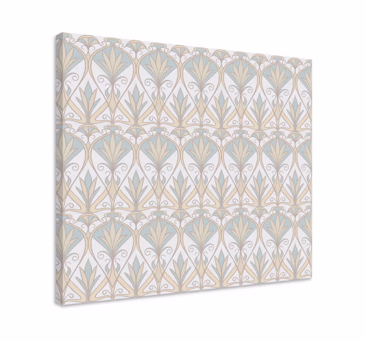 Elegant floral pattern platno slikanje dekoracija - TenStickers