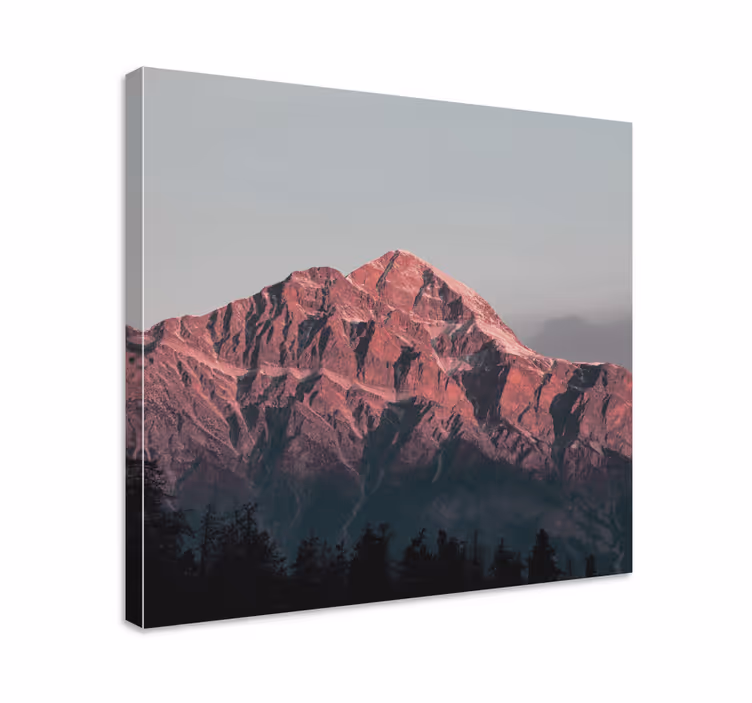 Grand mountain summits platno z zemljevidi - TenStickers