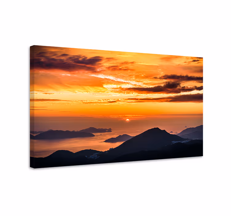 švedsko estetsko fotografijo krajinsko platno - TenStickers