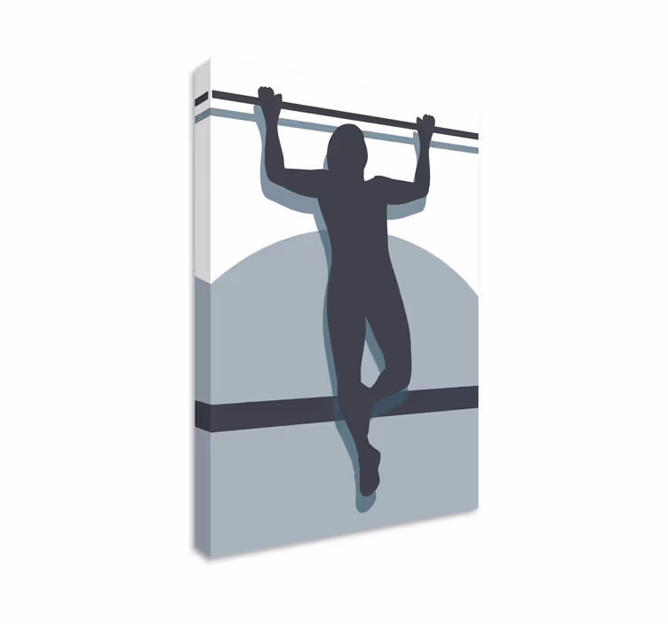 Athletic strength pose platno slike šport - TenStickers
