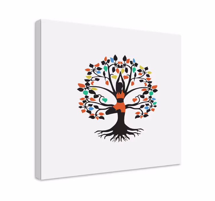 Life's arboreal essence slikarsko platno z rastlinami - TenStickers