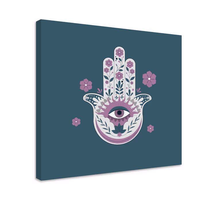Hand with eye slika na platnu buda - TenStickers