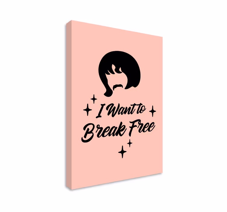 Iconic phrase inspiration platno z motivacijskim citatom - TenStickers