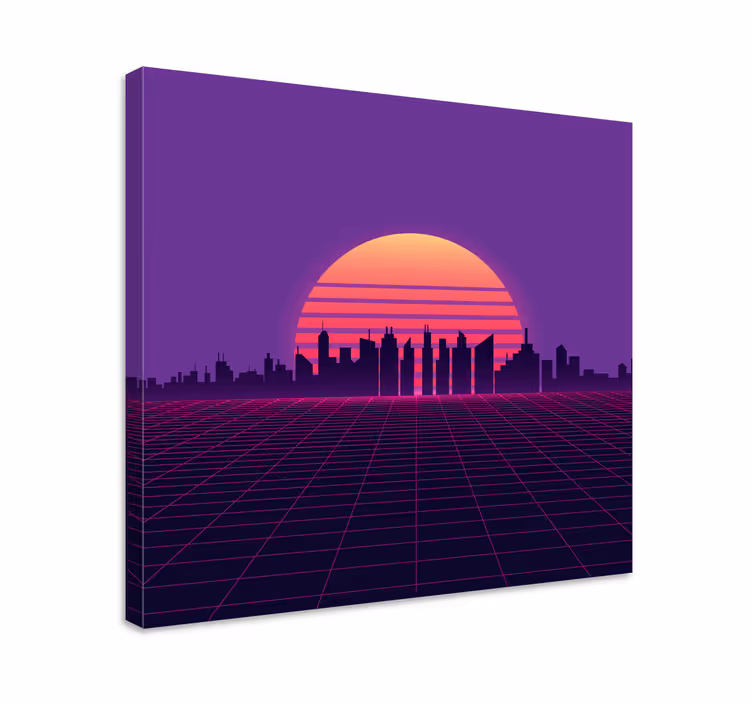 Advanced urban landscape platno z mestnimi motivi - TenStickers