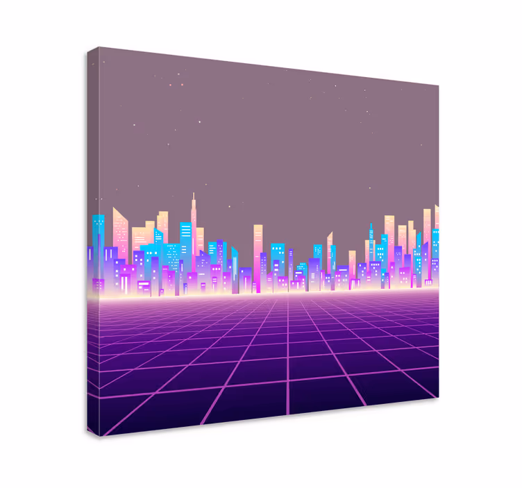 Sophisticated cityscape platno z mestnimi motivi - TenStickers