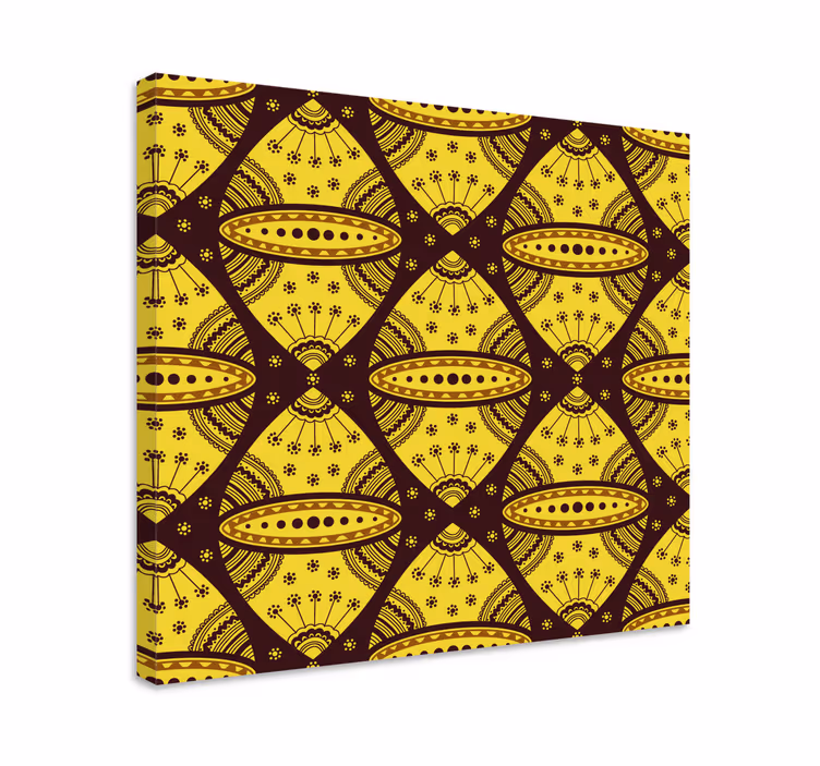 Geometric arrangement povzetek na platnu - TenStickers