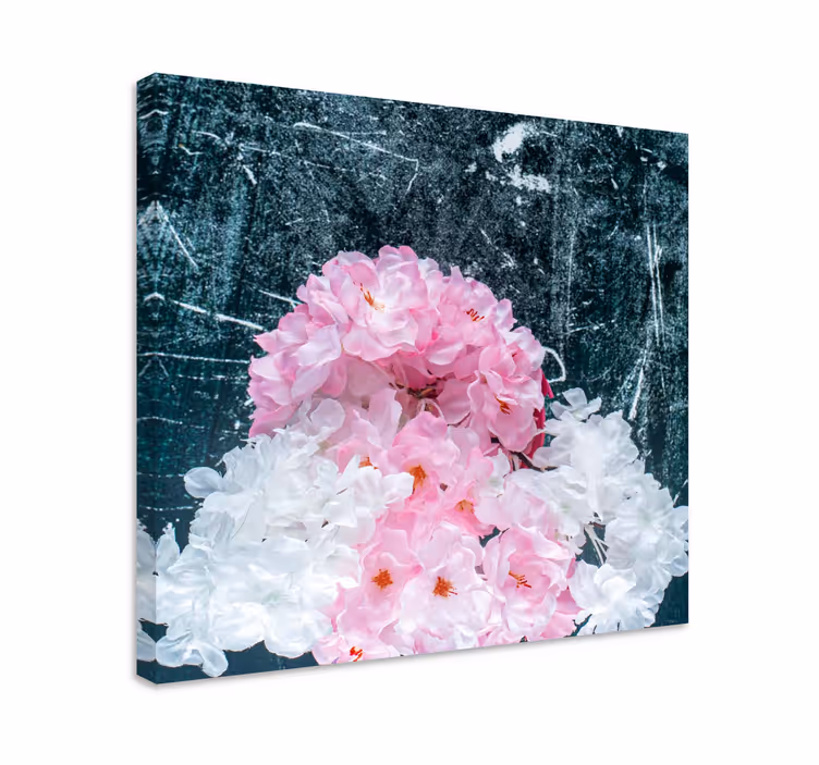 Blush floral arrangement slikarsko platno z rožami - TenStickers