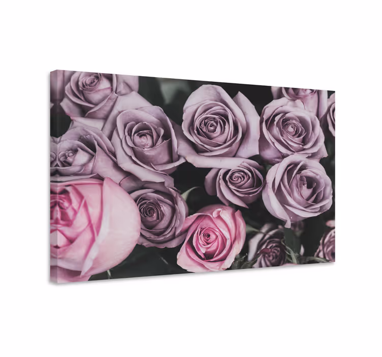 Roses bouquet display slikarsko platno z rožami - TenStickers