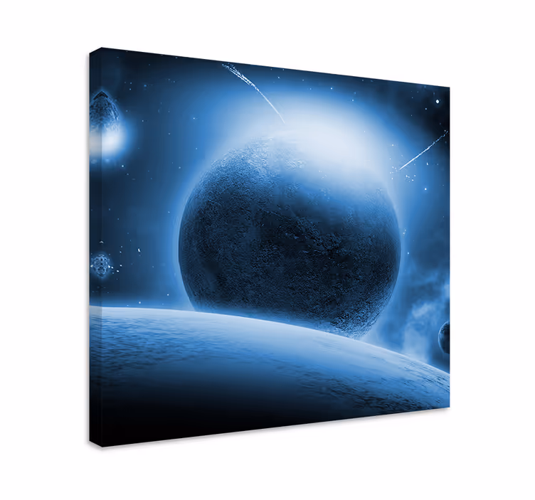 Kozmično planetarno platno slika zemljevidov - TenStickers