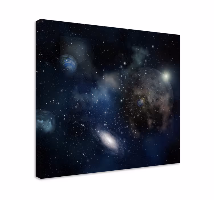 Galaxy exploration theme platno slikanje plesalcev - TenStickers
