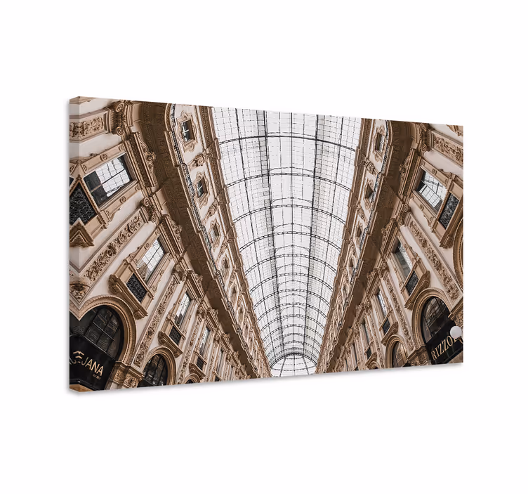 Milan gallery perspective platno mest in držav - TenStickers