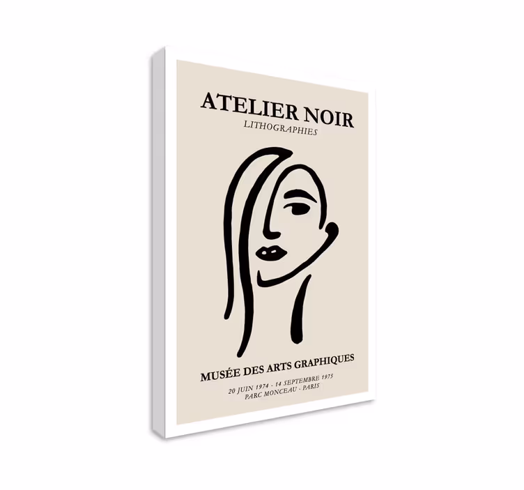Umetniški odtisi na platnu atelier noir - TenStickers
