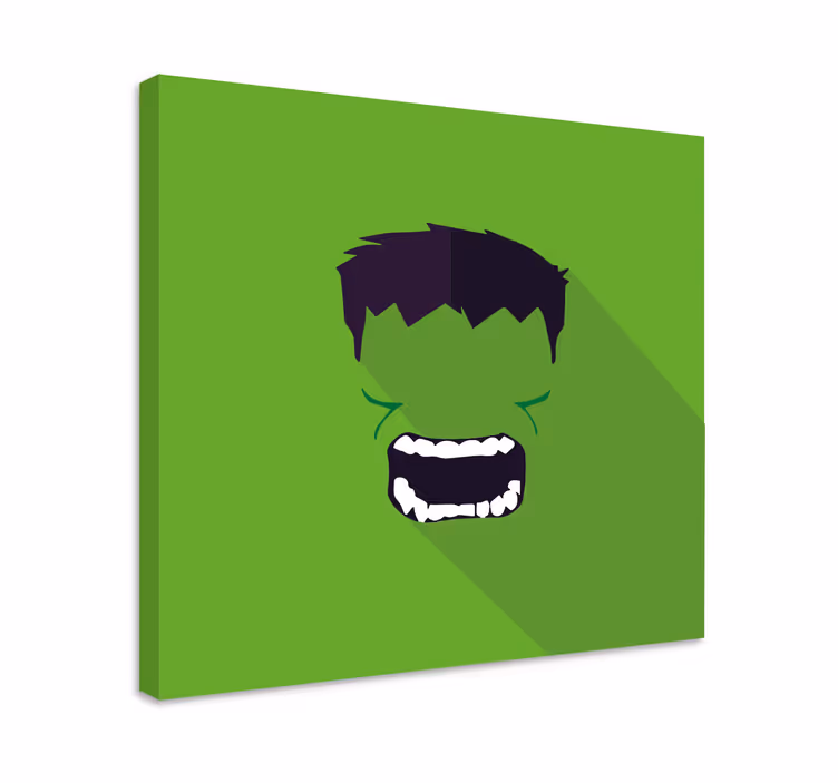 Zelena slika superjunaka - TenStickers