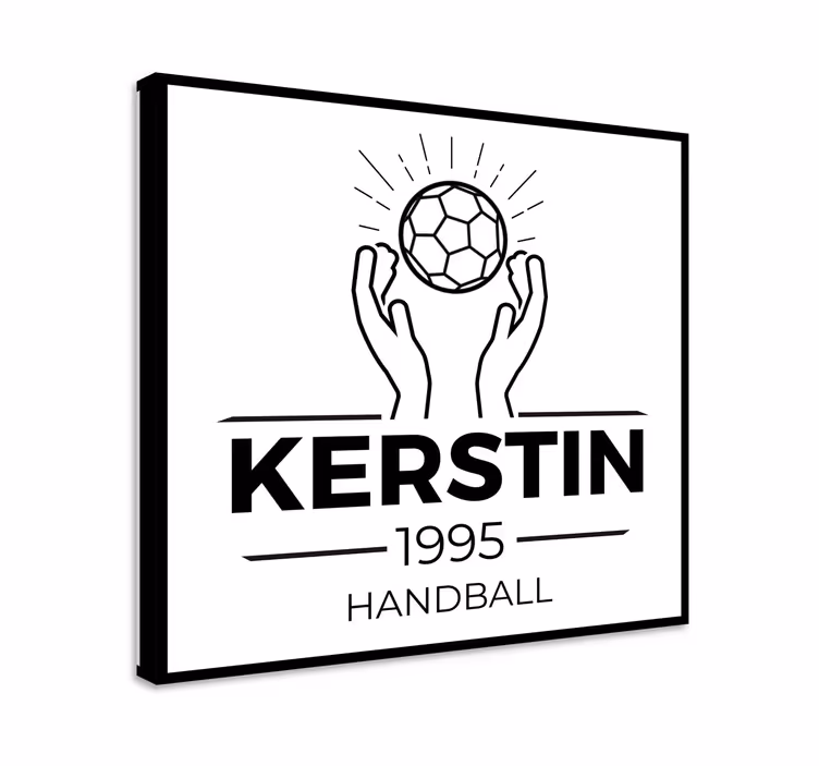 Personalised handball design dekorativna slika za najstnike - TenStickers