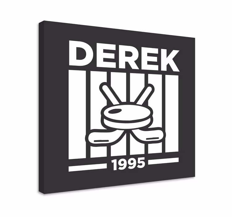 Personalised hockey design dekorativna slika za najstnike - TenStickers