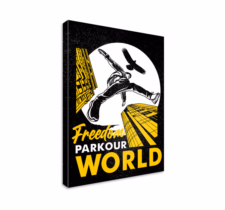 Tisk plakata parkour world - TenStickers