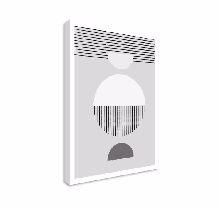Estilo nórdico Dekorativno platno za jedilnico - TenStickers