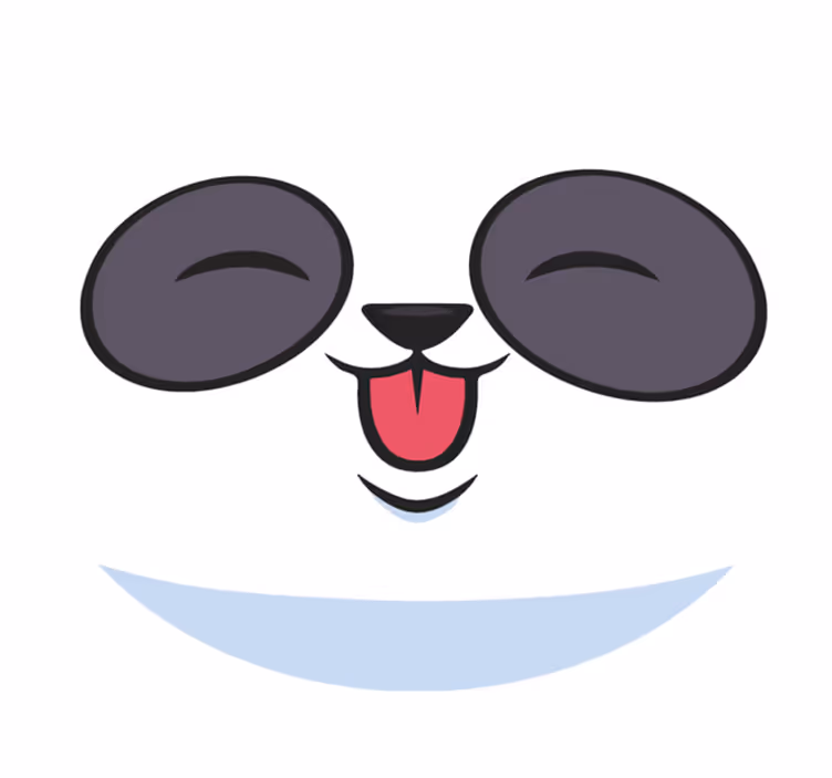 Obraz pande Bel vinilni preproga - TenStickers
