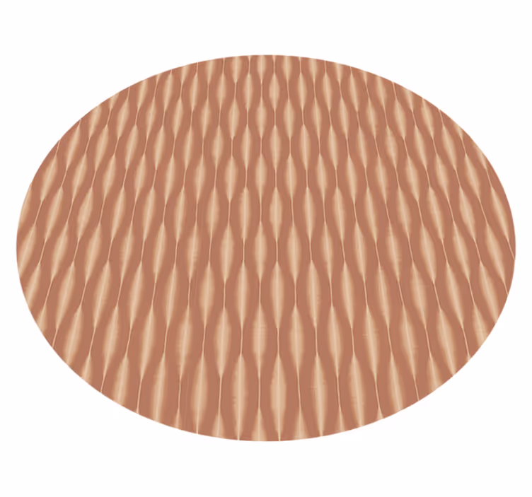 ikat kasuri mocha mousse sodobne vinilne preproge - TenStickers