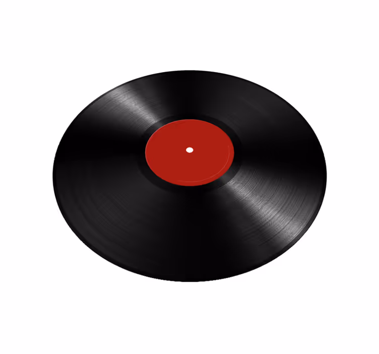 Velikanska vinilna plošča Vinilna preproga za jedilnico - TenStickers