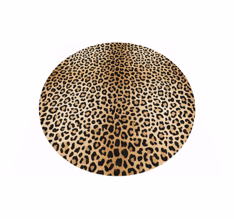 Panter print vinilna preproga za dnevno sobo - TenStickers