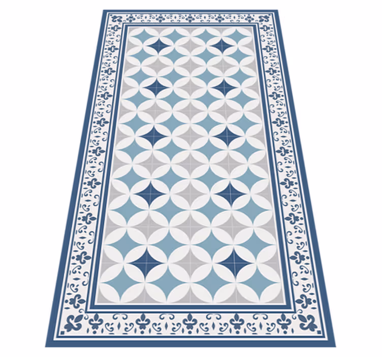 Azure tile vinilna preproga za kuhinjo - TenStickers