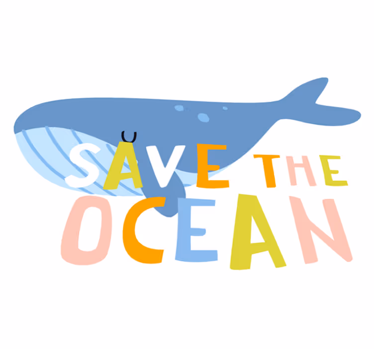Tepih z živalskim potiskom reši ocean beluga - TenStickers