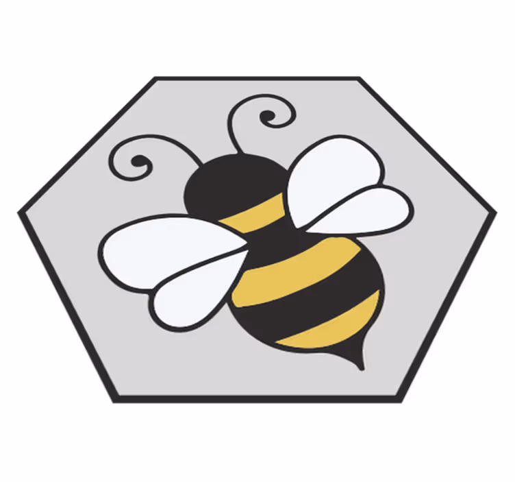 Tepih z živalskim potiskom oblikovanje hruške - TenStickers