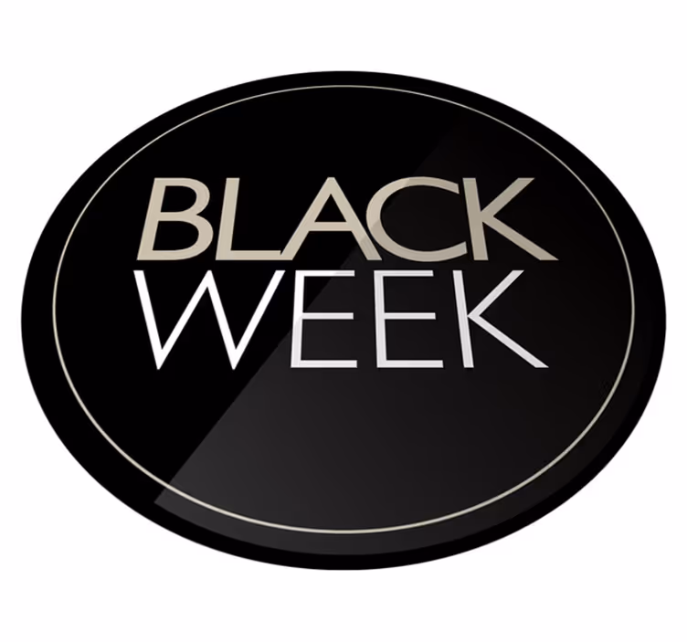 Black friday vinilna preproga akcija črnega tedna - TenStickers