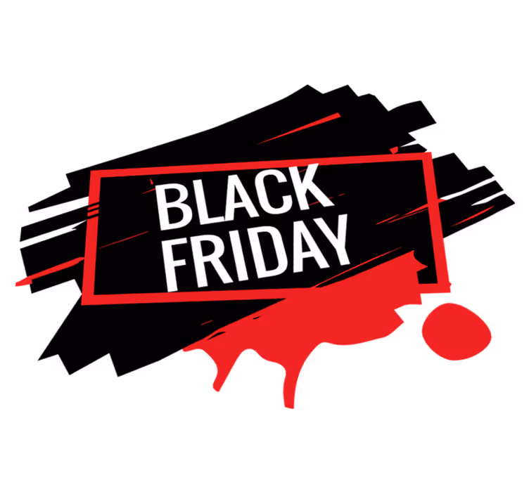 Black friday vinilna preproga moderna nalepka - TenStickers