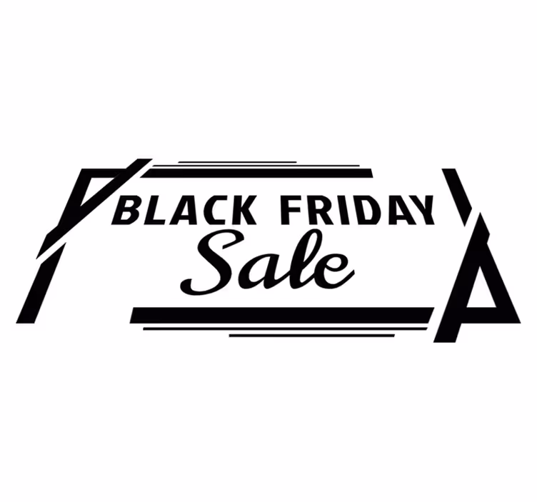 Black friday vinilna preproga v škatli - TenStickers