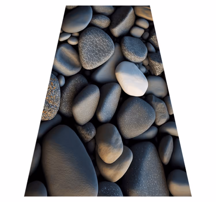 Vinilna preproga za kopalnico ocean stones - TenStickers