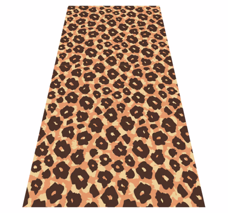 Vinilni tepih s potiskom živali imitacija leoparda - TenStickers